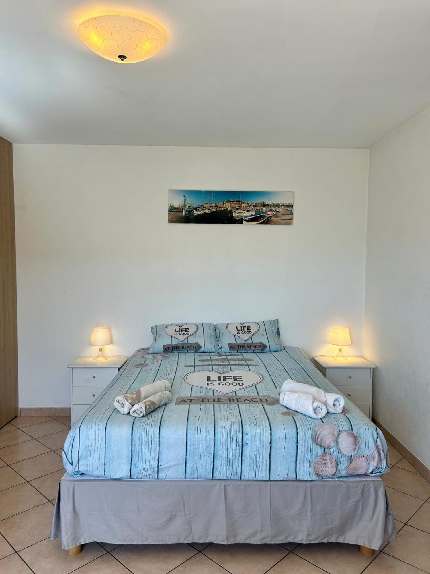 Les Ondes - Terrasse Rdc Villa Calme Parking Proche Plage Antibes Zewnętrze zdjęcie